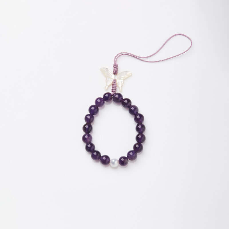 2025 Women’s Nine Purple Fire Bracelet – Natural Amethyst & Phantom Quartz Feng Shui Jewelry - ZENHIMA