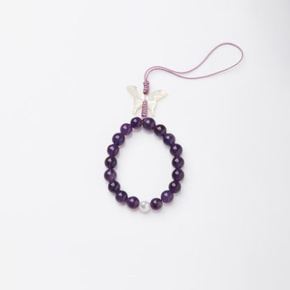 2025 Women’s Nine Purple Fire Bracelet – Natural Amethyst & Phantom Quartz Feng Shui Jewelry - ZENHIMA