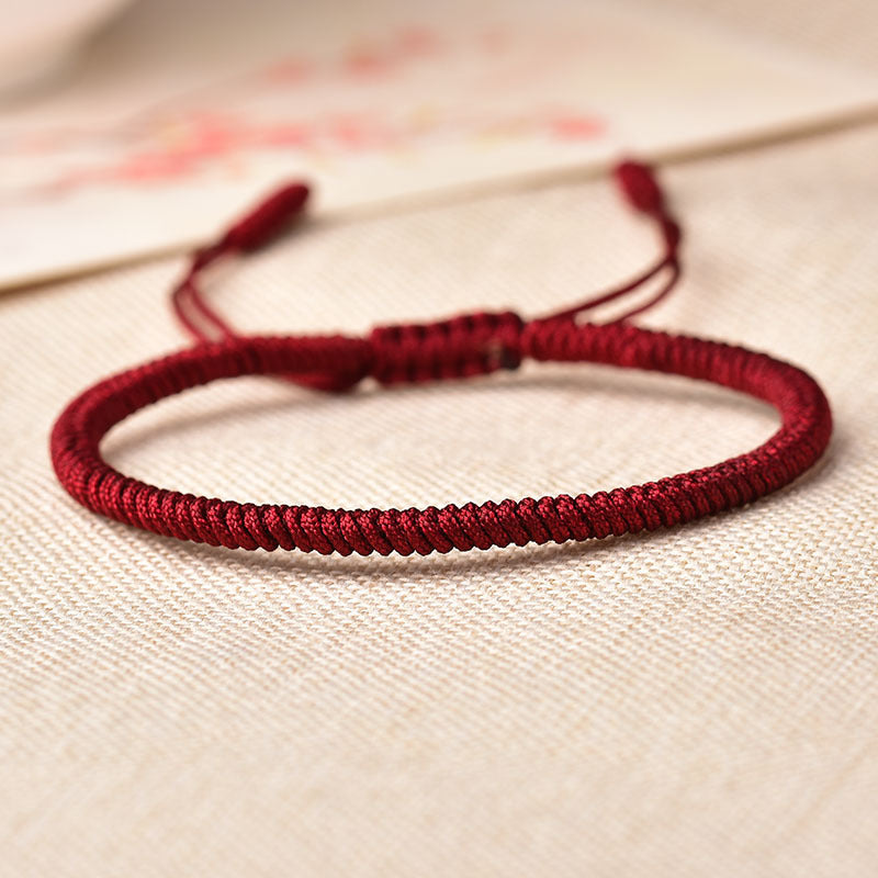 ZenHima Handwoven Tibetan Vajra Knot Bracelet – 9-Strand - ZENHIMA
