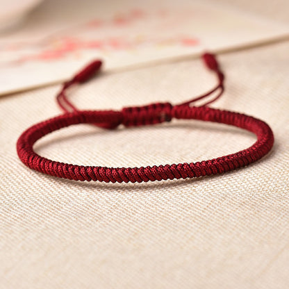 ZenHima Handwoven Tibetan Vajra Knot Bracelet – 9-Strand - ZENHIMA