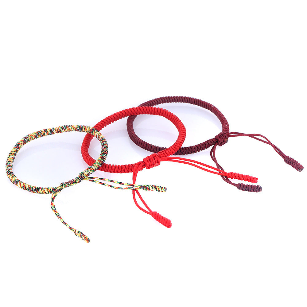 ZenHima Tibet's Hand-woven Vajra Knot Red String Bracelet