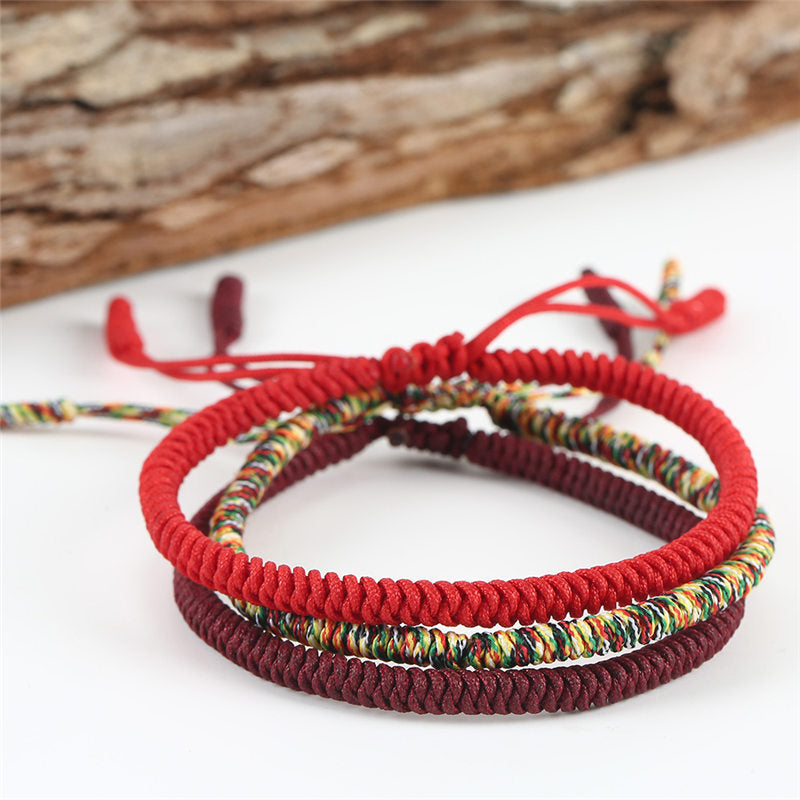 ZenHima Tibet's Hand-woven Vajra Knot Red String Bracelet
