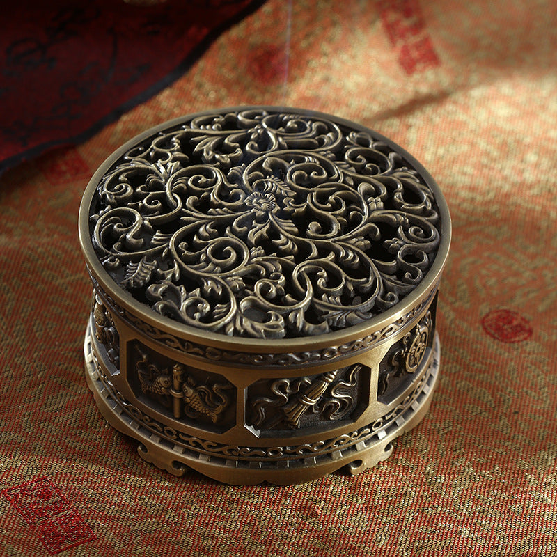 ZenHima Full-Metal Tibetan Incense Burner for Sandalwood & Agarwood - ZENHIMA