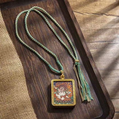 Thangka of the Eight Guardian Deities of the Chinese Zodiac - ZENHIMA