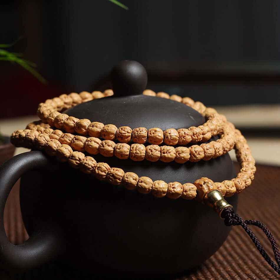 ZenHima Tibetan 108-Bead Buddha Hand Vajra Bodhi Bracelet
