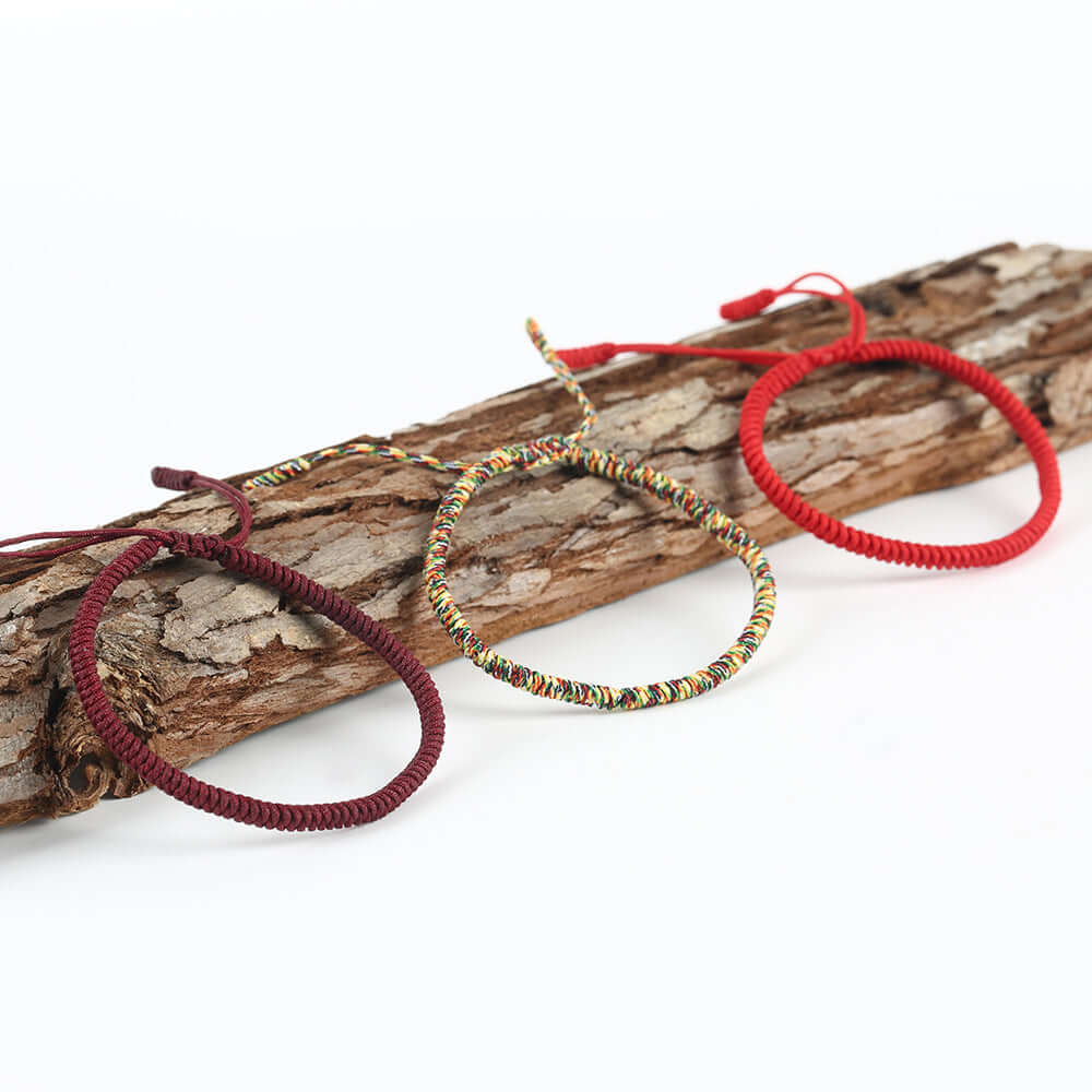 ZenHima Tibet's Hand-woven Vajra Knot Red String Bracelet - ZENHIMA