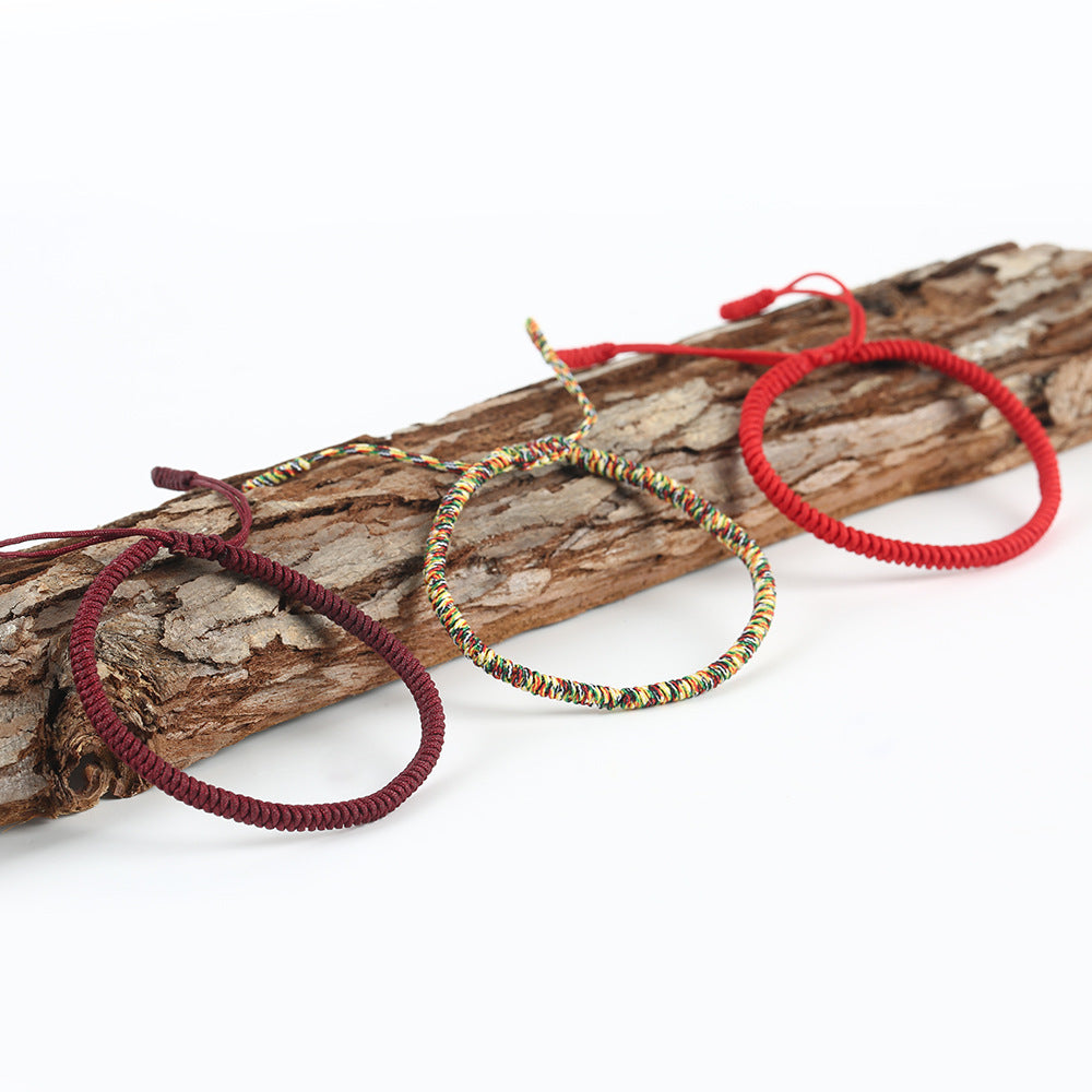 ZenHima Tibet's Hand-woven Vajra Knot Red String Bracelet