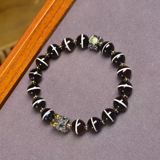 ZenHima Tibet's Natural Medicine Buddha Agate Bead Bracelet - ZENHIMA