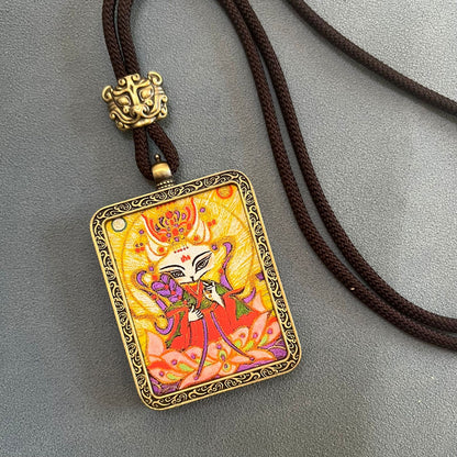 ZenHima Thangka Pendant Twelve Zodiac Eight Guardian Deities - ZENHIMA