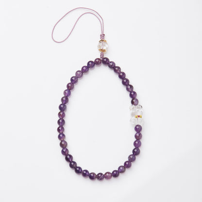 2025 Women’s Nine Purple Fire Bracelet – Natural Amethyst & Phantom Quartz Feng Shui Jewelry - ZENHIMA