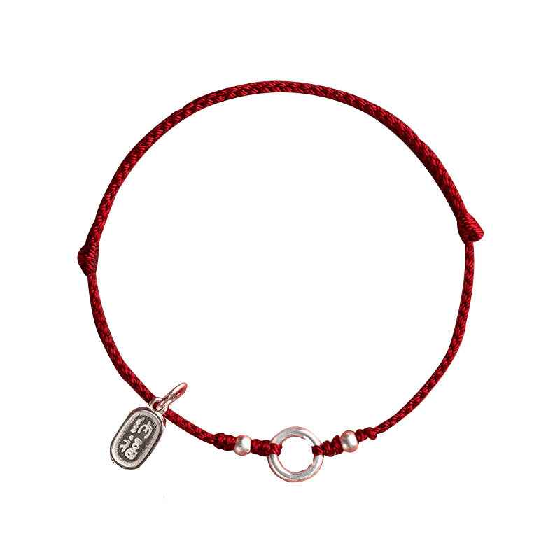 ZenHima 925 Sterling Silver Pi Disc Lucky Charm Bracelet