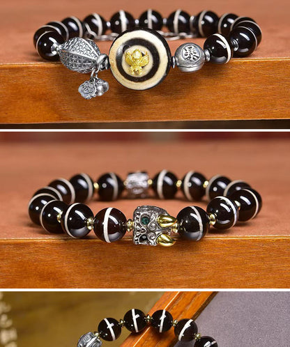 ZenHima Tibet's Natural Medicine Buddha Agate Bead Bracelet - ZENHIMA