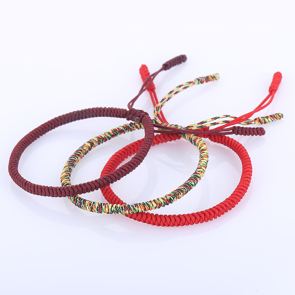 ZenHima Tibet's Hand-woven Vajra Knot Red String Bracelet