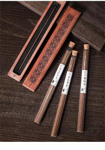 ZenHima Traditional Long Sandalwood & Agarwood Incense for Yoga & Home - ZENHIMA