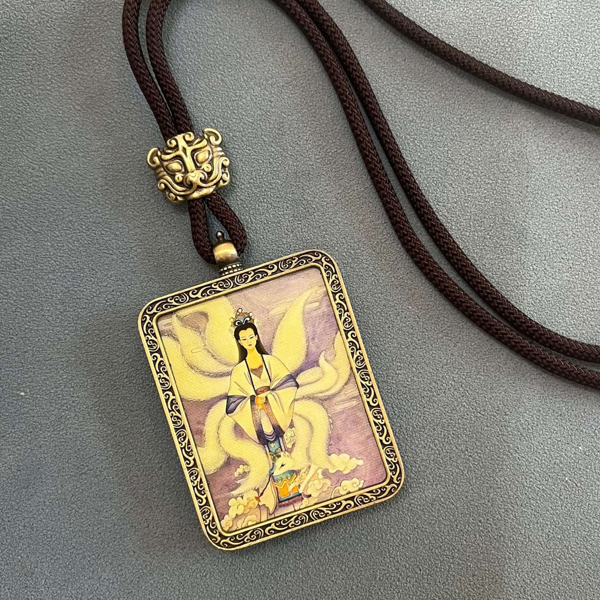 ZenHima Thangka Pendant Twelve Zodiac Eight Guardian Deities - ZENHIMA