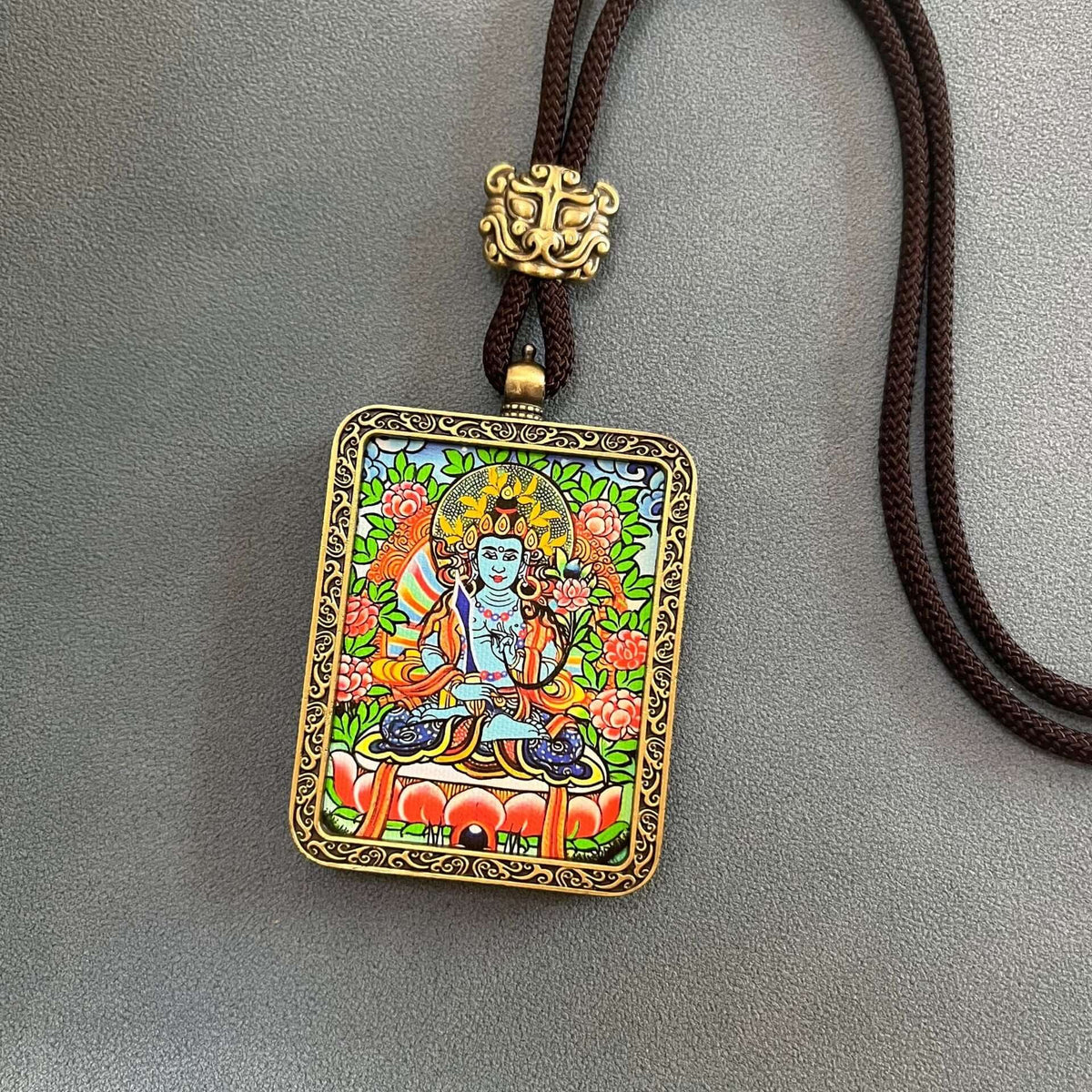 ZenHima Thangka Pendant Twelve Zodiac Eight Guardian Deities - ZENHIMA