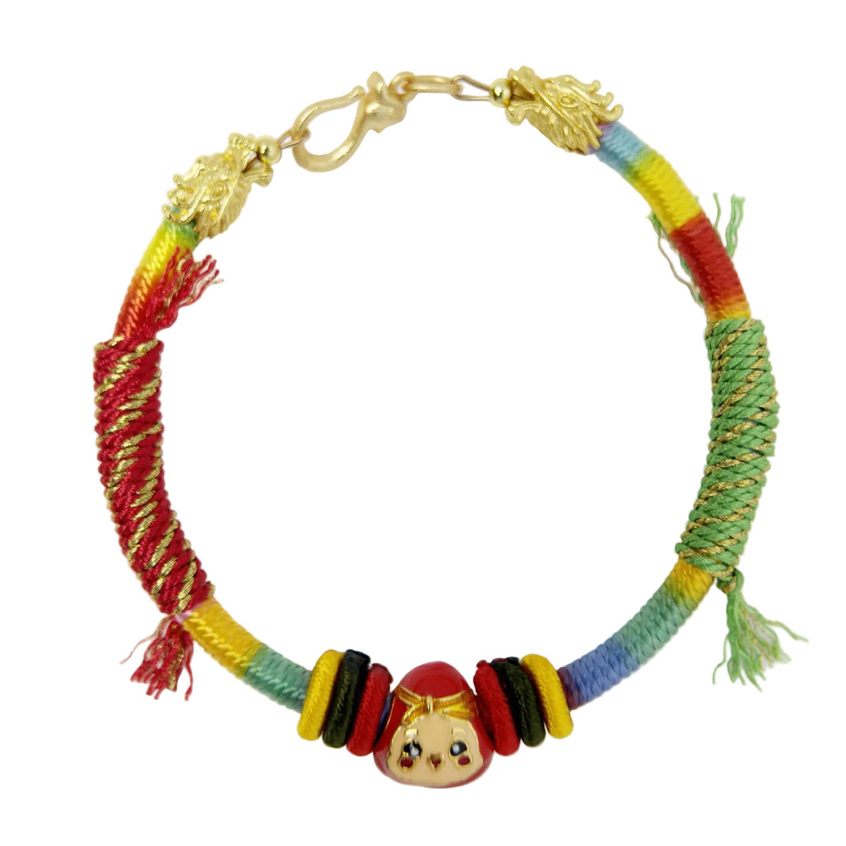 Buntes, handgefertigtes, geflochtenes rotes Seilarmband für Paare, buntes Baby-Fadenarmband