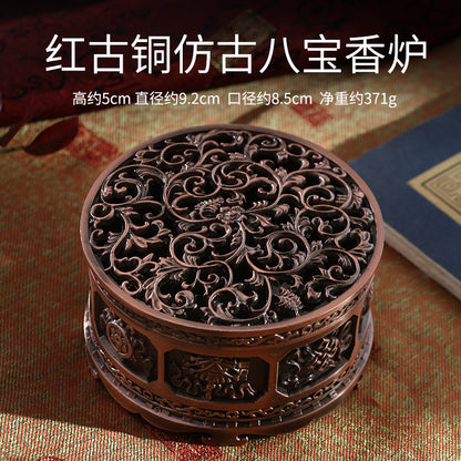 ZenHima Full-Metal Tibetan Incense Burner for Sandalwood & Agarwood - ZENHIMA