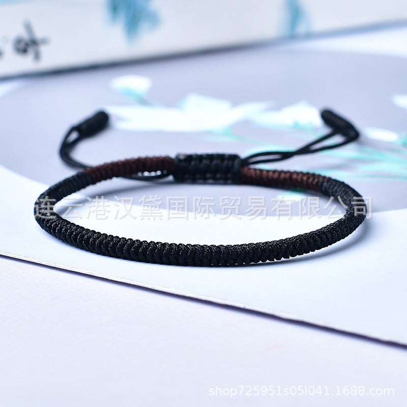 ZenHima Handwoven Tibetan Vajra Knot Bracelet – 9-Strand - ZENHIMA