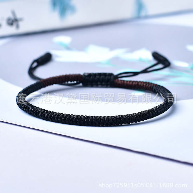 ZenHima Handwoven Tibetan Vajra Knot Bracelet – 9-Strand - ZENHIMA