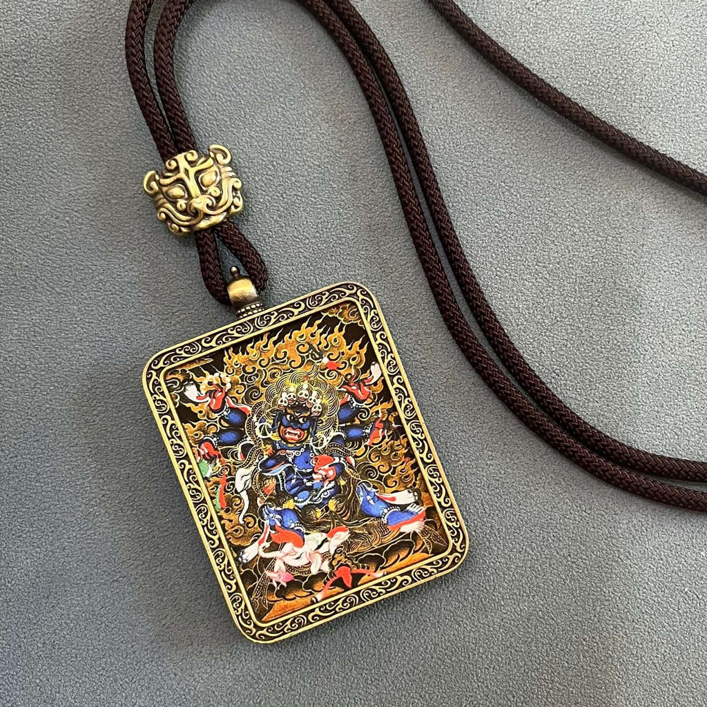 ZenHima Thangka Pendant Twelve Zodiac Eight Guardian Deities - ZENHIMA