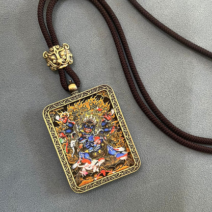 ZenHima Thangka Pendant Twelve Zodiac Eight Guardian Deities - ZENHIMA