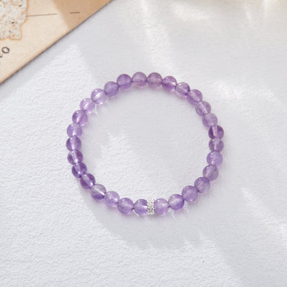 2025 Women’s Nine Purple Fire Bracelet – Natural Amethyst & Phantom Quartz Feng Shui Jewelry - ZENHIMA