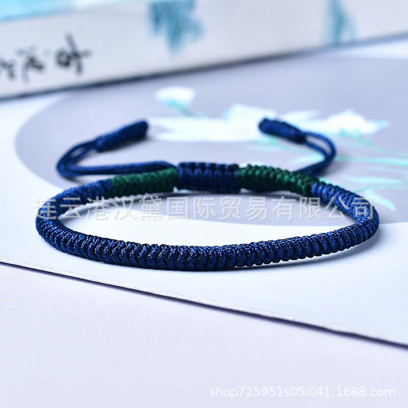 ZenHima Handwoven Tibetan Vajra Knot Bracelet – 9-Strand - ZENHIMA