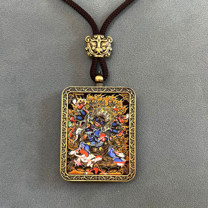 ZenHima Thangka Pendant Twelve Zodiac Eight Guardian Deities - ZENHIMA