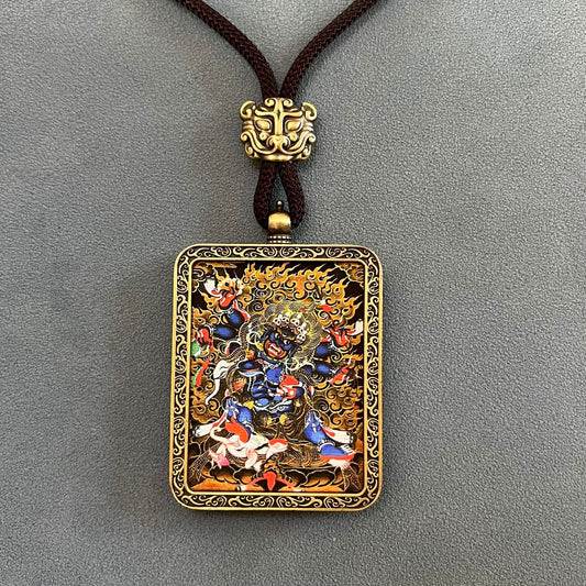ZenHima Thangka Pendant Twelve Zodiac Eight Guardian Deities - ZENHIMA