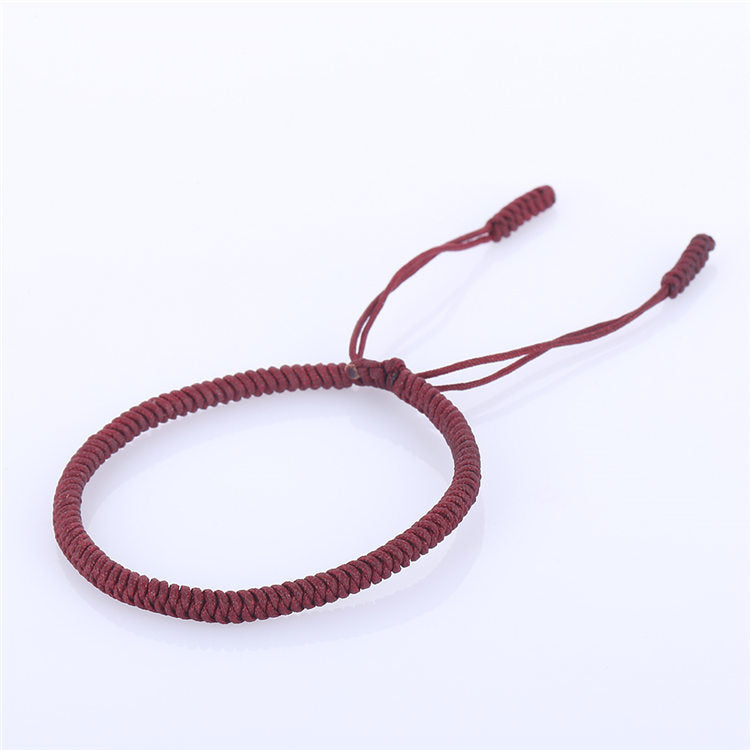 ZenHima Tibet's Hand-woven Vajra Knot Red String Bracelet