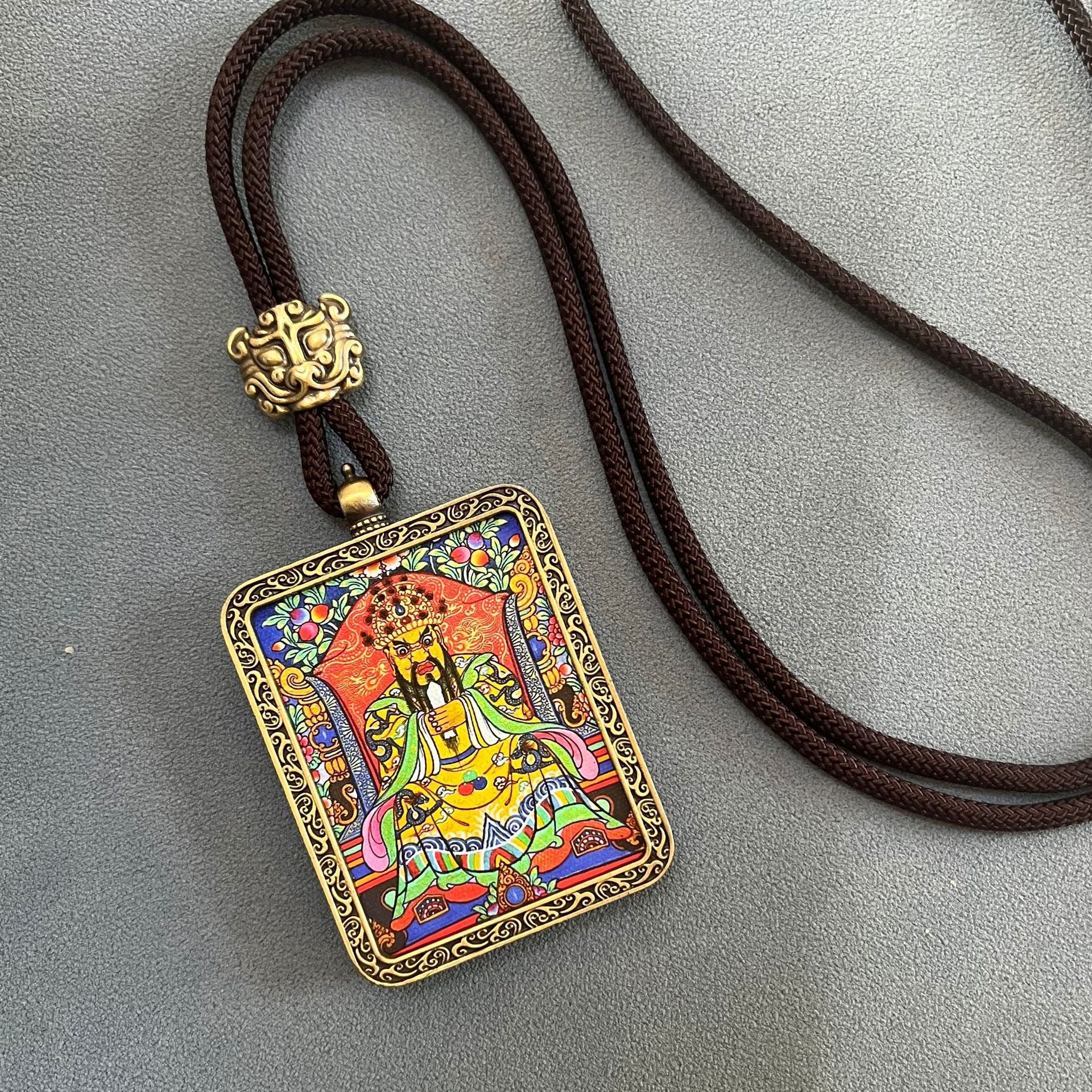 ZenHima Thangka Pendant Twelve Zodiac Eight Guardian Deities - ZENHIMA