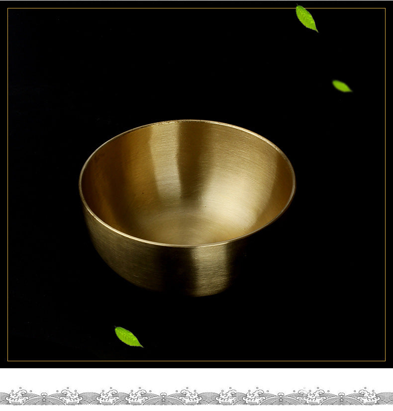 ZenHima Tibetan Yoga Meditation Instrument Copper Offering Bowl - ZENHIMA