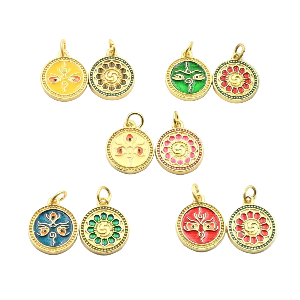 ZenHima Gold-tone Enamel - ZENHIMA