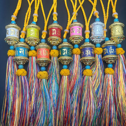 ZenHima Om Mani Padme Hum Bearing Prayer Wheel Pendant - ZENHIMA