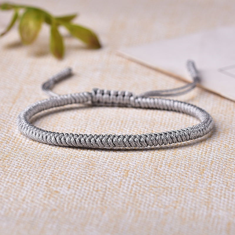 ZenHima Handwoven Tibetan Vajra Knot Bracelet – 9-Strand - ZENHIMA
