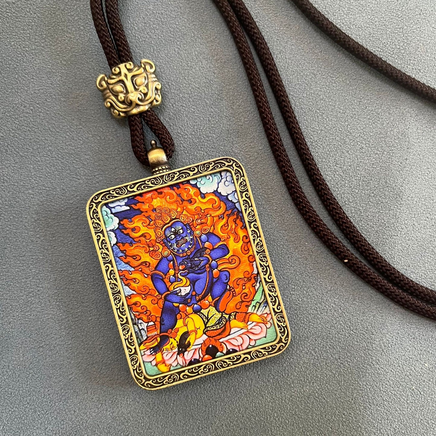 ZenHima Thangka Pendant Twelve Zodiac Eight Guardian Deities - ZENHIMA