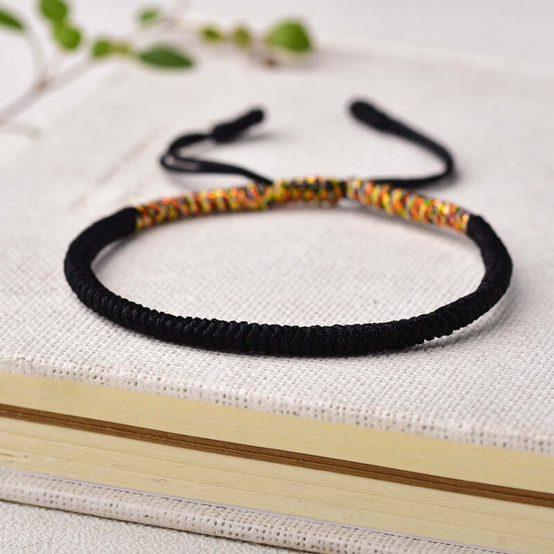 ZenHima Handwoven Tibetan Vajra Knot Bracelet – 9-Strand - ZENHIMA