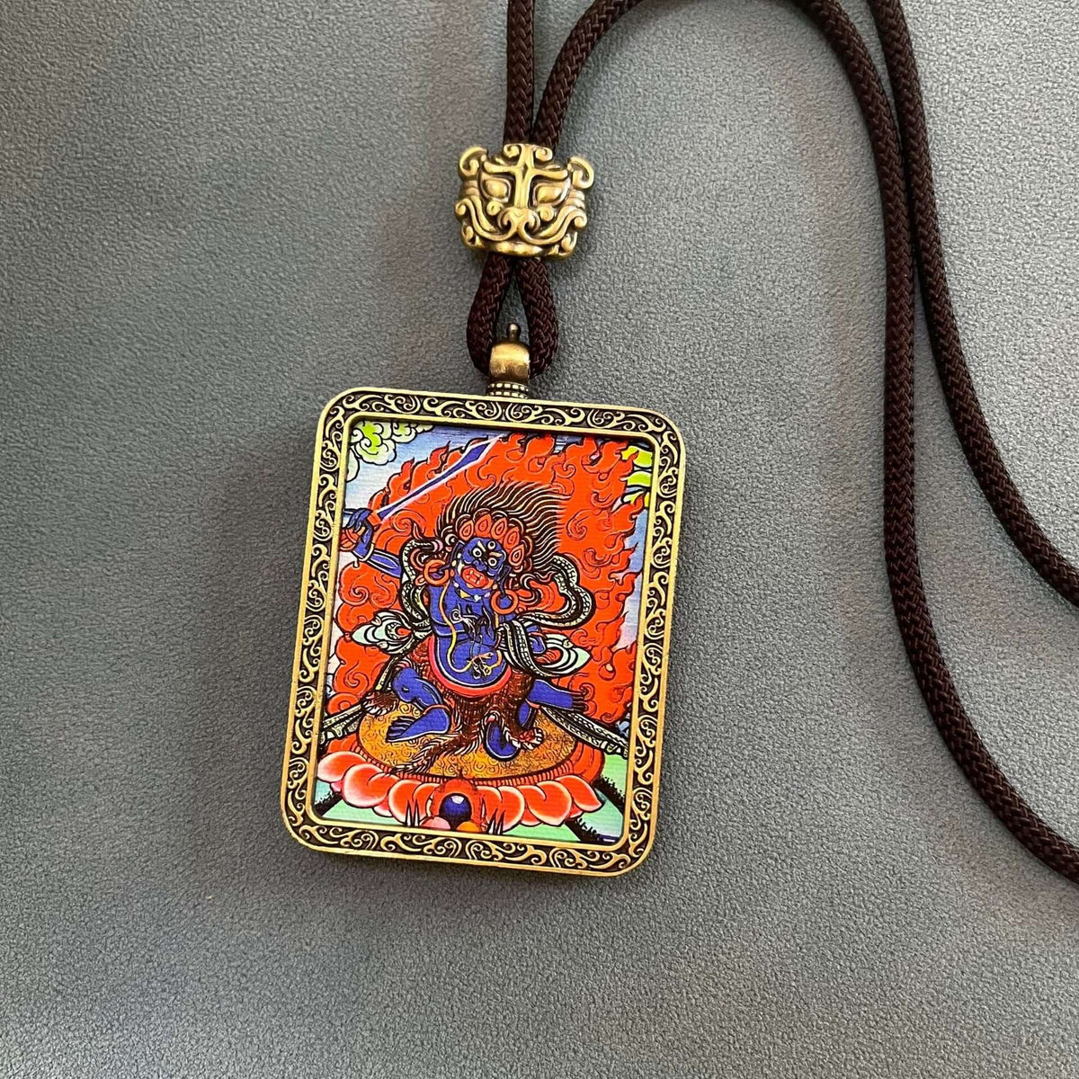 ZenHima Thangka Pendant Twelve Zodiac Eight Guardian Deities - ZENHIMA