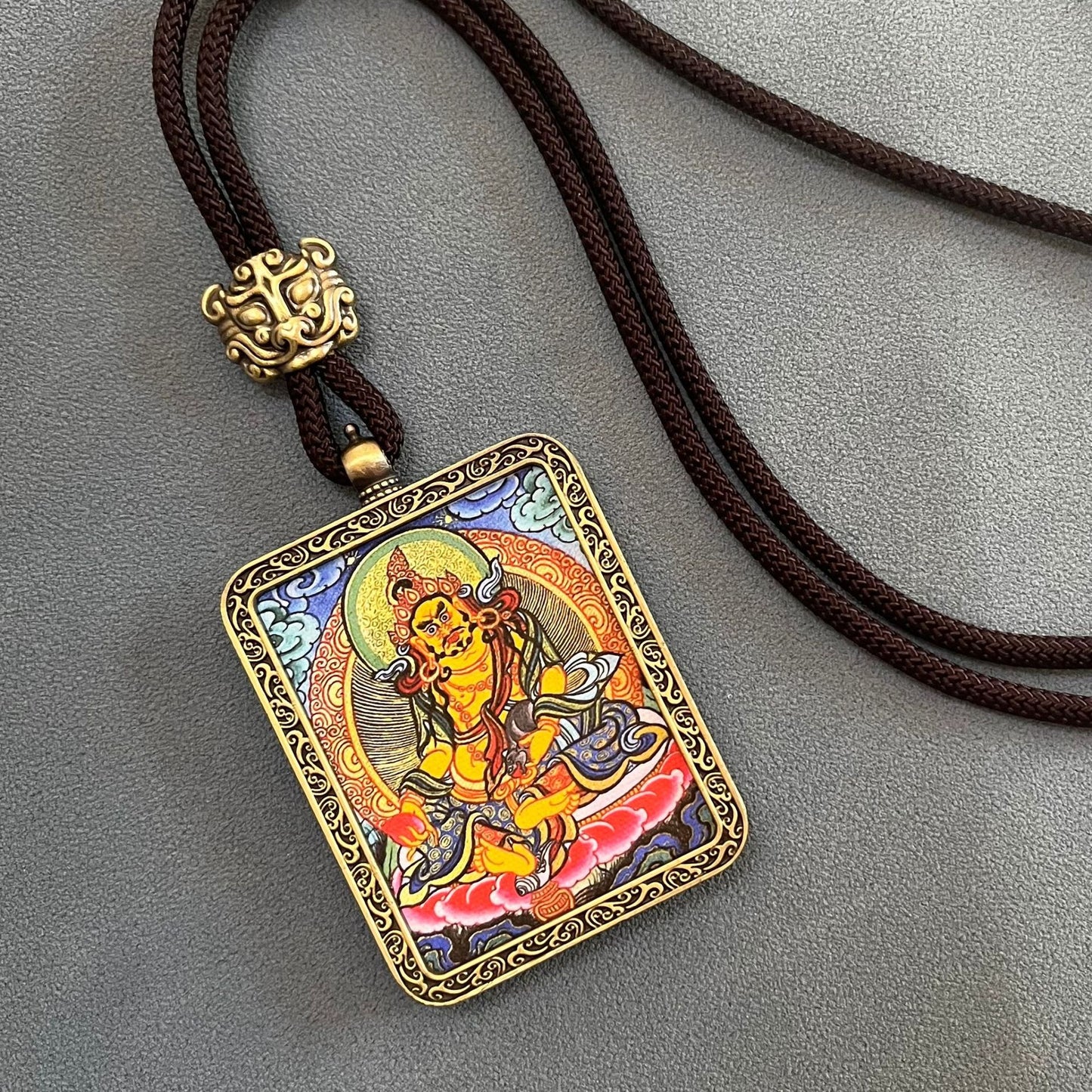 ZenHima Thangka Pendant Twelve Zodiac Eight Guardian Deities - ZENHIMA