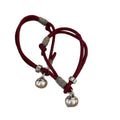 Adjustable 999 Sterling Silver Persimmon Blessing Red String Bracelet – Auspicious for Your Zodiac Year - ZENHIMA