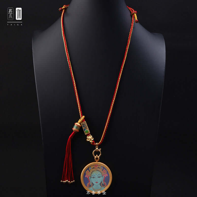 ZenHima Hand-crafted Tibetan Thangka Pendant Necklace - ZENHIMA