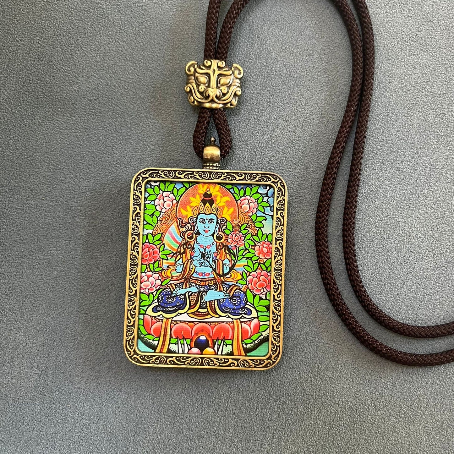ZenHima Thangka Pendant Twelve Zodiac Eight Guardian Deities - ZENHIMA