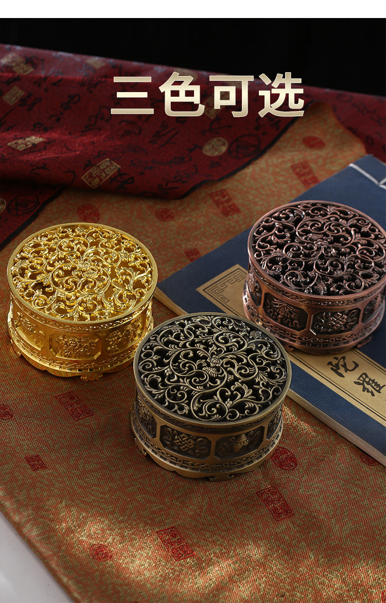 ZenHima Full-Metal Tibetan Incense Burner for Sandalwood & Agarwood - ZENHIMA