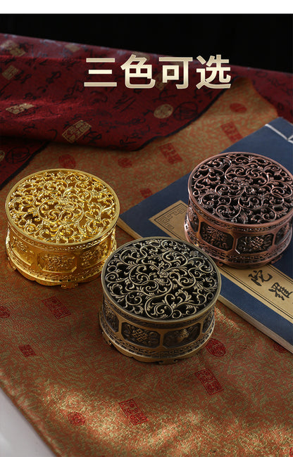ZenHima Full-Metal Tibetan Incense Burner for Sandalwood & Agarwood - ZENHIMA