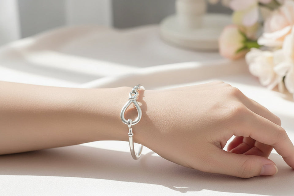 Pandora S925 Silver Symbolic Knot Bracelet – Mother’s Day Collection - ZENHIMA